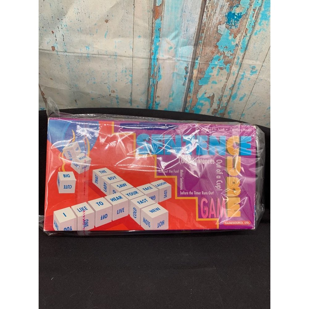 Sentence Cube Game, Gamesource INC 2002 Ages 8 to adult